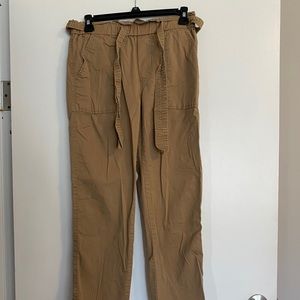 Tie Waist Khakis